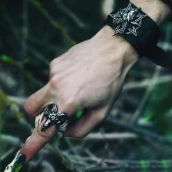 Bague 'Baphomet' 9 Bague 'Baphomet' -Magasin De Mode bague baphomet 1 3