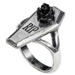Bague 'RIP Rose' -Magasin De Mode bague rip rose 1 2