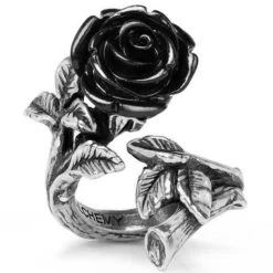 Bague 'Wild Black Rose'