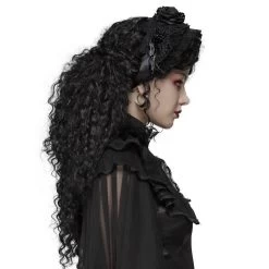 Bandeau Gothic Lolita 'Black Fairy' Noir -Magasin De Mode bandeau gothic lolita black fairy noir 3