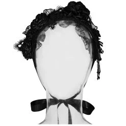Bandeau Gothic Lolita 'Black Fairy' Noir -Magasin De Mode bandeau gothic lolita black fairy noir 6
