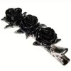 Barrette à Cheveux 'Wild Black Rose' -Magasin De Mode barrette a cheveux wild black rose