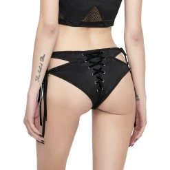 Bas De Bikini 'Nimue' Noir -Magasin De Mode bas de bikini nimue noir 2