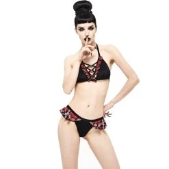 Bas De Bikini 'Scotish' Noir Et Tartan Rouge 24 Bas De Bikini 'Scotish' Noir Et Tartan Rouge -Magasin De Mode bas de bikini scotish noir et tartan rouge 6