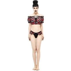 Bas De Bikini 'Scotish' Noir Et Tartan Rouge 26 Bas De Bikini 'Scotish' Noir Et Tartan Rouge -Magasin De Mode bas de bikini scotish noir et tartan rouge 8