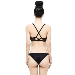 Bikini 'Bat Shaped' Noir -Magasin De Mode bikini bat shaped noir 2