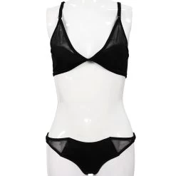 Bikini 'Bat Shaped' Noir