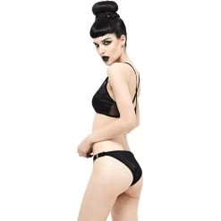 Bikini 'Bat Shaped' Noir -Magasin De Mode bikini bat shaped noir 3