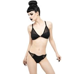 Bikini 'Bat Shaped' Noir -Magasin De Mode bikini bat shaped noir 5
