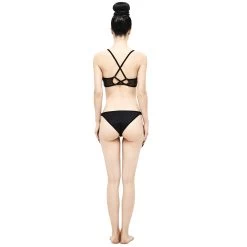 Bikini 'Bat Shaped' Noir -Magasin De Mode bikini bat shaped noir 9
