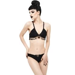 Bikini 'Gothic Tassel' Noir -Magasin De Mode bikini gothic tassel noir 7