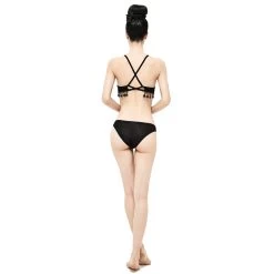 Bikini 'Gothic Tassel' Noir -Magasin De Mode bikini gothic tassel noir 9