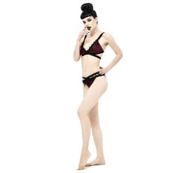 Bikini 'Narcissa' Bordeaux Et Noir -Magasin De Mode bikini narcissa bordeaux et noir 10
