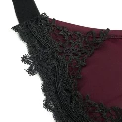 Bikini 'Narcissa' Bordeaux Et Noir -Magasin De Mode bikini narcissa bordeaux et noir 17