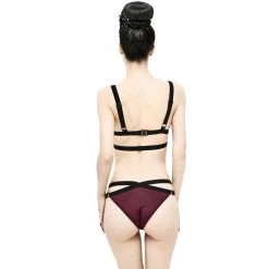 Bikini 'Narcissa' Bordeaux Et Noir -Magasin De Mode bikini narcissa bordeaux et noir 2