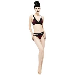 Bikini 'Narcissa' Bordeaux Et Noir -Magasin De Mode bikini narcissa bordeaux et noir 9
