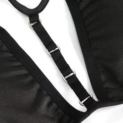 Bikini 'Narcissa' Noir Avec Tour De Cou En Dentelle -Magasin De Mode bikini narcissa noir avec tour de cou en dentelle 18