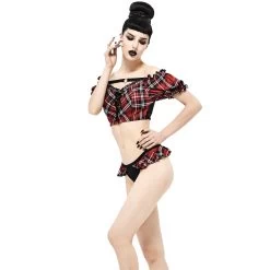 Bikini 'Scotish' En Tartan Rouge 27 Bikini 'Scotish' En Tartan Rouge -Magasin De Mode bikini scotish en tartan rouge 5