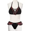 Bikini 'Scotish' Noir 1 Bikini 'Scotish' Noir -Magasin De Mode bikini scotish noir