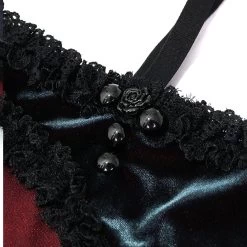 Bikini 'Sexy Velvet' Noir Et Rouge -Magasin De Mode bikini sexy velvet noir et rouge 12