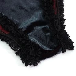 Bikini 'Sexy Velvet' Noir Et Rouge -Magasin De Mode bikini sexy velvet noir et rouge 14