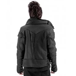 Blouson 'Cool Biker' Noir 11 Blouson 'Cool Biker' Noir -Magasin De Mode blouson cool biker noir 2
