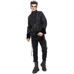 Blouson 'Jarlan' En Simili Cuir Noir -Magasin De Mode blouson jarlan en simili cuir noir 10