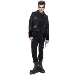 Blouson 'Jarlan' En Simili Cuir Noir -Magasin De Mode blouson jarlan en simili cuir noir 11