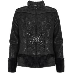 Blouson 'Jarlan' En Simili Cuir Noir -Magasin De Mode blouson jarlan en simili cuir noir 13