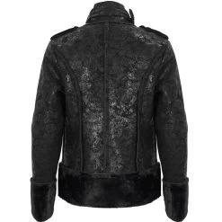 Blouson 'Jarlan' En Simili Cuir Noir -Magasin De Mode blouson jarlan en simili cuir noir 14