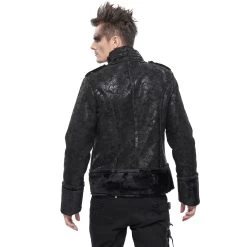 Blouson 'Jarlan' En Simili Cuir Noir -Magasin De Mode blouson jarlan en simili cuir noir 2