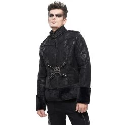 Blouson 'Jarlan' En Simili Cuir Noir -Magasin De Mode blouson jarlan en simili cuir noir 3