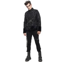 Blouson 'Jarlan' En Simili Cuir Noir -Magasin De Mode blouson jarlan en simili cuir noir 6