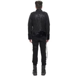 Blouson 'Jarlan' En Simili Cuir Noir -Magasin De Mode blouson jarlan en simili cuir noir 7