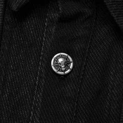 Blouson 'Punk Ragged' En Jean Noir -Magasin De Mode blouson punk ragged en jean noir 10