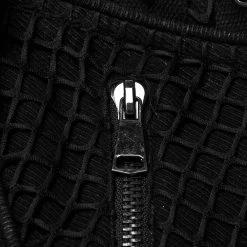 Blouson 'Punk Ragged' En Jean Noir -Magasin De Mode blouson punk ragged en jean noir 12