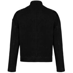Blouson 'Punk Ragged' En Jean Noir -Magasin De Mode blouson punk ragged en jean noir 8