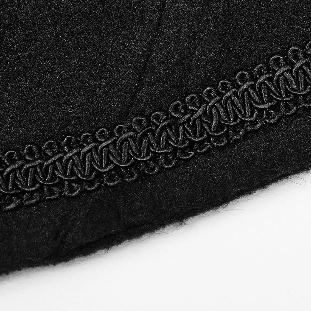 Boléro Gothic Lolita 'Melissa' Noir à Capuche 13 Boléro Gothic Lolita 'Melissa' Noir à Capuche – Image 11