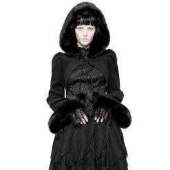 Boléro Gothic Lolita 'Melissa' Noir à Capuche 17 Boléro Gothic Lolita 'Melissa' Noir à Capuche -Magasin De Mode bolero gothic lolita melissa noir a capuche 3
