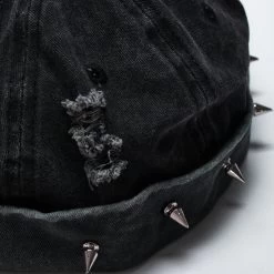 Bonnet 'Landlord' Noir -Magasin De Mode bonnet landlord noir 13