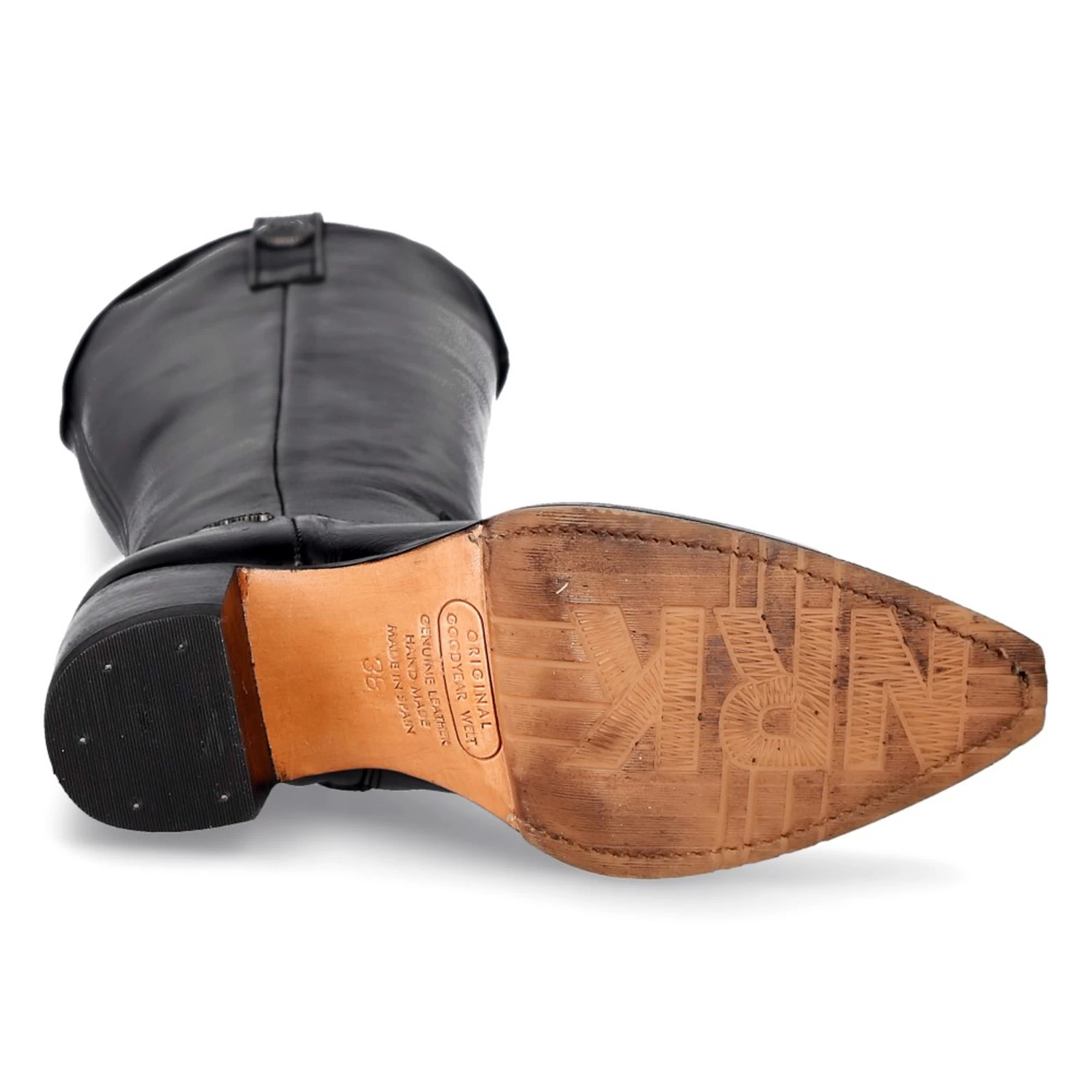 Bottes Hautes New Rock En Cuir Luxor Noir 8 Bottes Hautes New Rock En Cuir Luxor Noir – Image 6