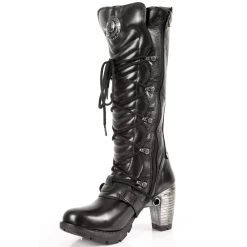 Bottes Hautes New Rock Trail En Cuir Itali Et Nomada... 12 Bottes Hautes New Rock Trail En Cuir Itali Et Nomada... -Magasin De Mode bottes hautes new rock trail en cuir itali et nomada noir 3