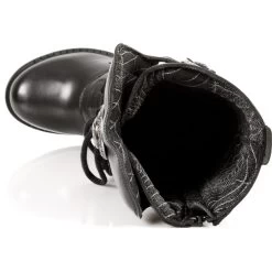 Bottes Hautes New Rock Trail En Cuir Itali Et Nomada... 15 Bottes Hautes New Rock Trail En Cuir Itali Et Nomada... -Magasin De Mode bottes hautes new rock trail en cuir itali et nomada noir 6