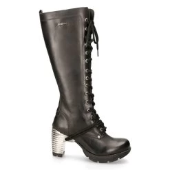 Bottes Hautes New Rock Trail En Cuir Itali Noir