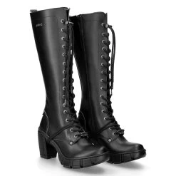 Bottes Hautes New Rock Trail En Cuir Vegan Noir 17 Bottes Hautes New Rock Trail En Cuir Vegan Noir -Magasin De Mode bottes hautes new rock trail en cuir vegan noir 7