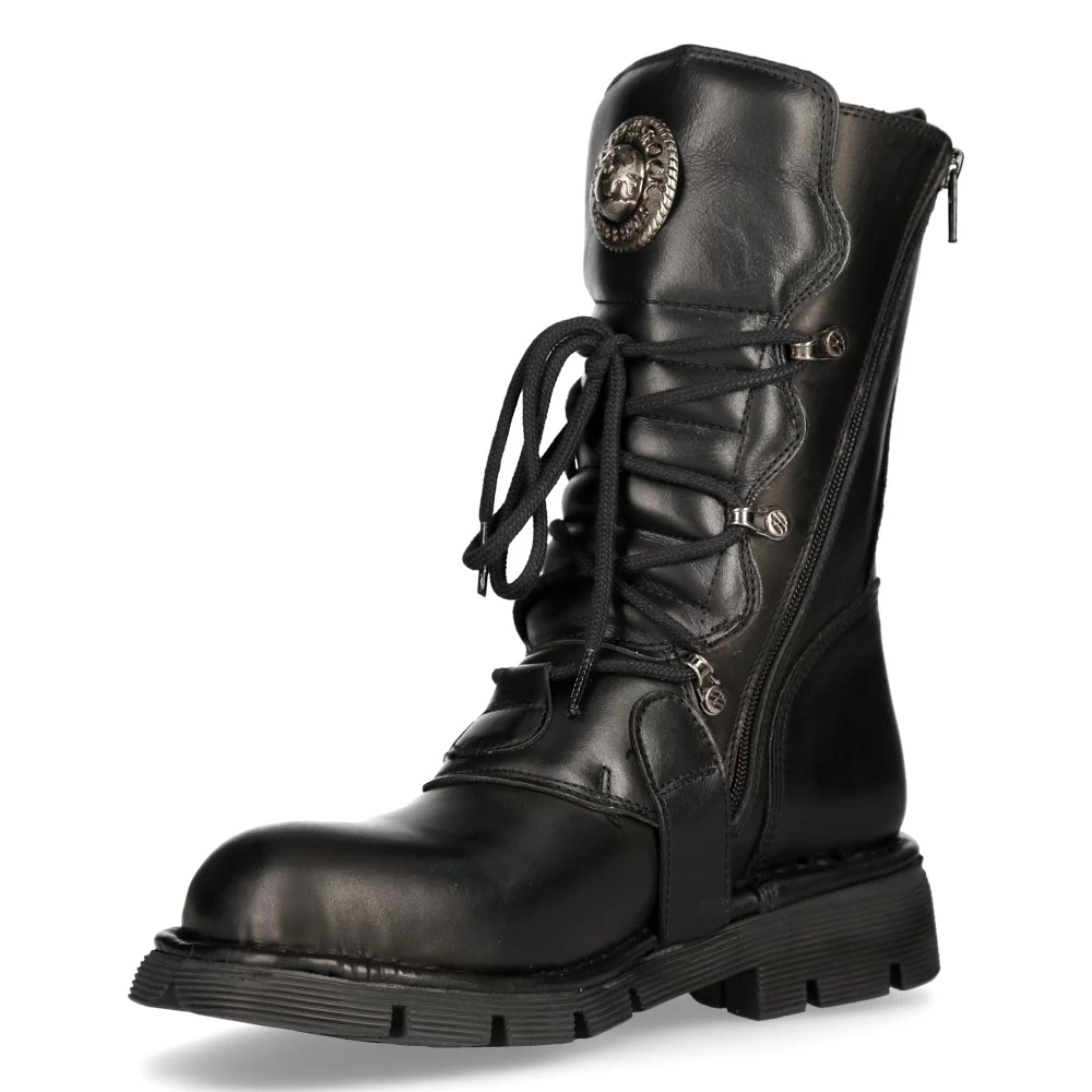 Bottes New Rock Comfort Light En Cuir Itali Et... 6 Bottes New Rock Comfort Light En Cuir Itali Et... â Image 4