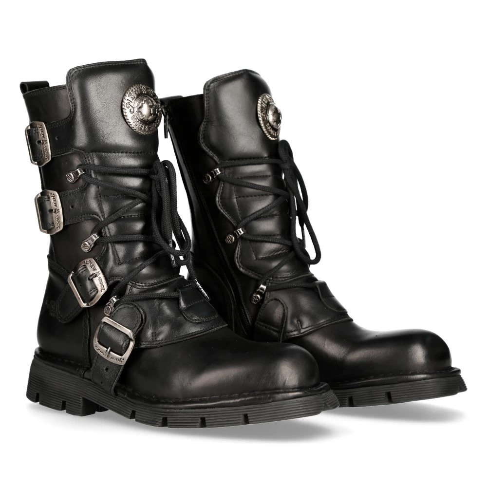 Bottes New Rock Comfort Light En Cuir Itali Et... 10 Bottes New Rock Comfort Light En Cuir Itali Et... â Image 8