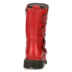 Bottes New Rock Comfort Light En Cuir Rouge 14 Bottes New Rock Comfort Light En Cuir Rouge -Magasin De Mode bottes new rock comfort light en cuir rouge 4