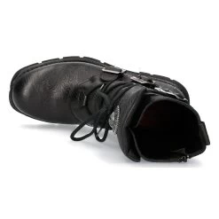 Bottes New Rock Comfort Light En Cuir Vintage Flower... -Magasin De Mode bottes new rock comfort light en cuir vintage flower noir 6