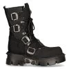 Bottes New Rock Eco Noires -Magasin De Mode bottes new rock eco noires